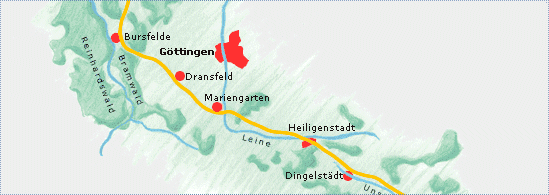 Pilgerweg "Loccum-Volkenroda" im Bereich Gttingen